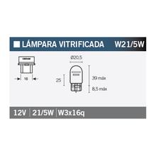 Glühlampe Leuchtmittel OSRAM 7515 W21/5W, 1 Stück