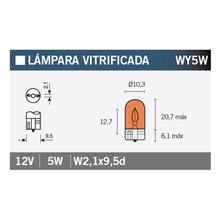 Glühlampe Leuchtmittel OSRAM 2827 WY5W, 1 Stück