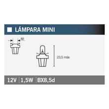 Glühlampe Leuchtmittel OSRAM 2752MFX BX8,5d 12V1,5W, 1 Stück