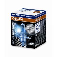 Glühlampe Leuchtmittel OSRAM H4 Night Breaker Unlimited, 1 Stück