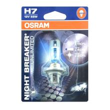 Glühlampe Leuchtmittel OSRAM H7 12V 55W Night Breaker Unlimited, 1 Stück