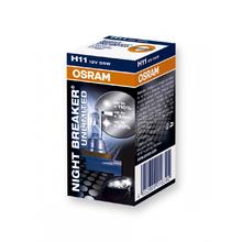 Glühlampe Leuchtmittel OSRAM H11 Night Breaker Unlimited, 1 Stück
