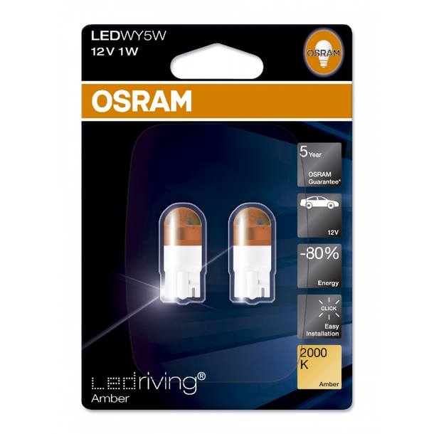 Glühlampe Leuchtmittel OSRAM LED Retrofit 12V W5W 2000k Ambar, 2 Stück   Heavy Tuned: Günstige Preise für Rollerteile, Motorrad Ersatzteile, Mofa,  Vespa & mehr
