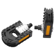 Folding pedals with reflectors 1 pair