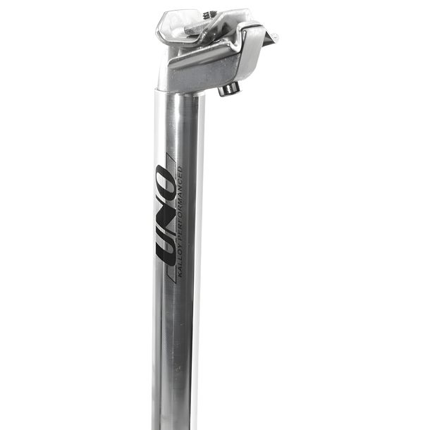 Sattelstütze Aluminium MTB 26,8mm silber Uno Kalloy für Fahrräder