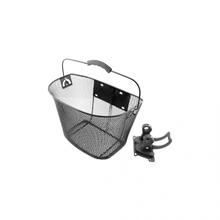 Front bicycle basket with handle black Vicma
