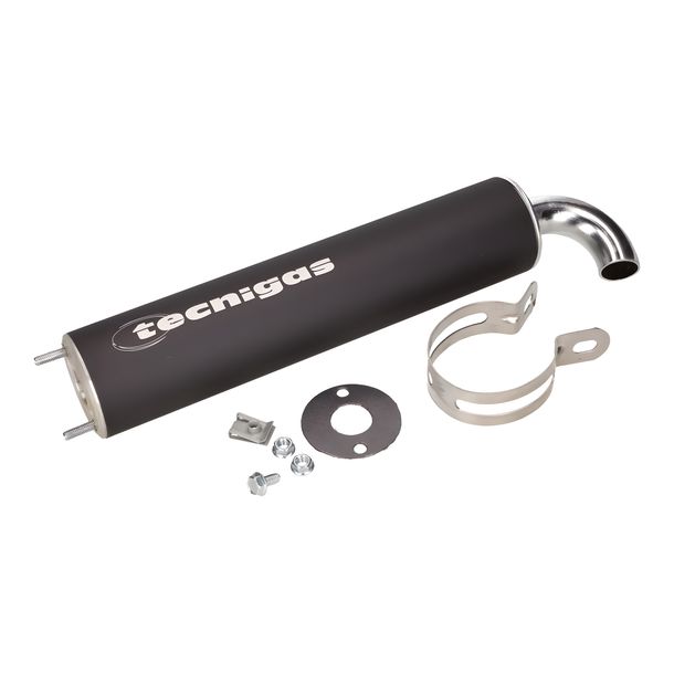 Endschalldämpfer Tecnigas Next-R 2-loch schwarz