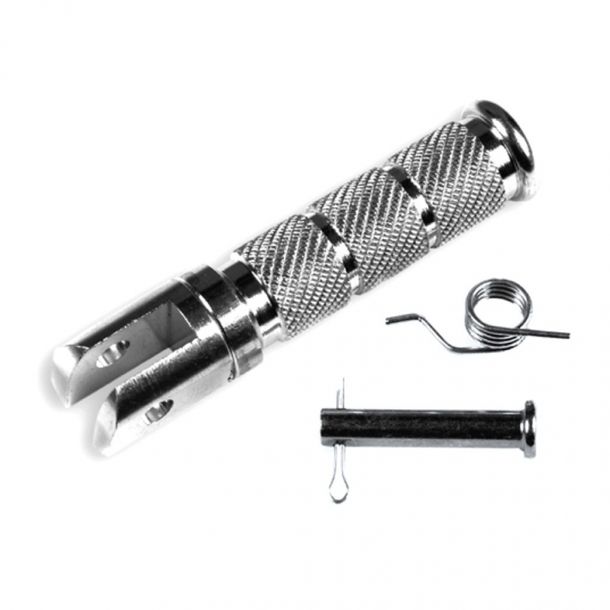 Fußraste universal rot Vicma für Roller und Motorräder