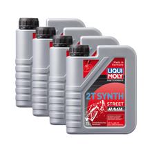 4x Liqui Moly 1505 Motorbike 2-Stroke Synth Street Racing Race Engine Oil 1 L
