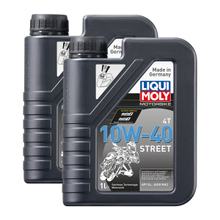 Lot de 2 huiles Liqui Moly 1521 pour moteurs de course 4 temps, 10W-40, 1 L