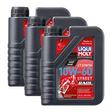 3x Liqui Moly 1525 Motorbike 4T Synth Street Race Motoröl 10W-60 1L