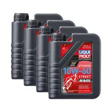 4x Liqui Moly 1525 Motorbike 4T Synth Street Race Motoröl 10W-60 1L
