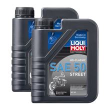 2x Liqui Moly 1572 Motorbike Racing HD Motoröl SAE 50 1L