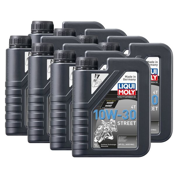 8 aceites de motor Liqui Moly 2526 moto 4T, 1 litro