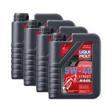 4x Liqui Moly 2592 Motorbike 4T Racing Synth Street Race Motorolie 5W-40 1L