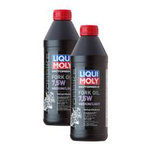 2x Liqui Moly 2719 Motorbike Motorrad Fork Oil Gabelöl Stoßdämpfer 7,5W medium 1L