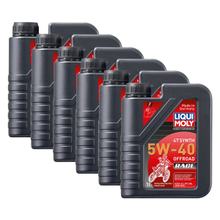 6x Liqui Moly 3018 Motorbike 4T Motoröl Motorrad Quad ATV SxSs Synth Offroad Race 5W-40 1L
