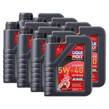 8x Liqui Moly 3018 Motorbike 4T Motoröl Motorrad Quad ATV SxSs Synth Offroad Race 5W-40 1L