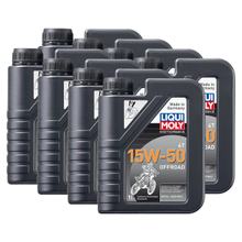 8x Liqui Moly 3057 Motorbike 4T Motoröl Offroad 15W-50 1L