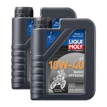 2x Liqui Moly 3059 Motorbike 4T Basic Offroad 10W-40 Motoröl 1L
