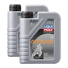 2x Liqui Moly 3065 Motocyklový olej 2T Offroad pro motorky, enduro, čtyřkolky, sněžné skútry 1L