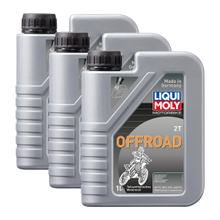 3x Liqui Moly 3065 moto 2T huile moteur tout-terrain enduro quad motoneige 1L