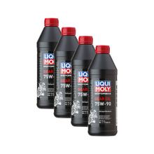 4x Liqui Moly 3825 Motorbike Getriebeöl Motorrad 75W-90 1L