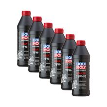 6x Liqui Moly 3825 Motorbike Getriebeöl Motorrad 75W-90 1L