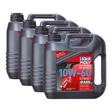 4x Liqui Moly 1687 Motorbike 4T Motoröl Synth Street Race 10W-60 4L