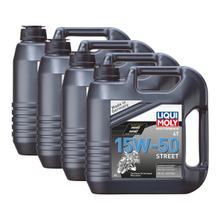 4x Liqui Moly 1689 Motorbike 4-Stroke Motor Oil Synth Motorcycle Street Race 15 W-50 4L