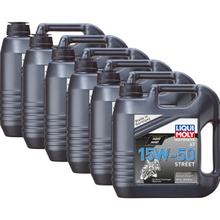 6x Liqui Moly 1689 Motorbike 4-Stroke Motor Oil Synth Motorcycle Street Race 15 W-50 4L