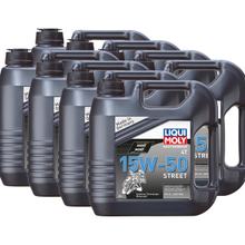 8x Liqui Moly 1689 Motorbike 4T Motoröl Synth Motorrad Street Race 15 W-50 4L