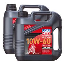 2x Liqui Moly 3054 Motorbike 4T Synth Off-Road Race Engine Oil 10W-60 4L