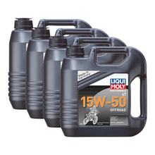 4x Liqui Moly 3058 Motorbike 4T Motoröl Offroad 15W-50 4L