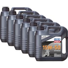 6x Liqui Moly 3058 Motorbike 4-Stroke Off-Road Engine Oil 15W-50 4L