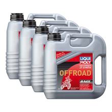 4x Liqui Moly 3064 Motorbike 2-Stroke Synth Off-Road Race Engine Oil 4 L