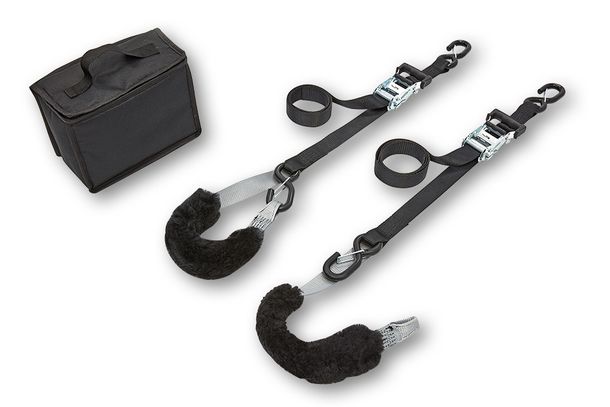 Juego de correas de amarre ACEBIKES Deluxe Duo, con trinquete 197 cm x 35 mm 900daN