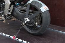 ACEBIKES Fixação de Pneu para Transporte, máx. 500kg cinza