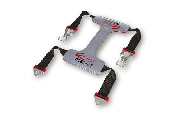 ACEBIKES tyre fix BASIC motorcycle strap max. 500 kg grey