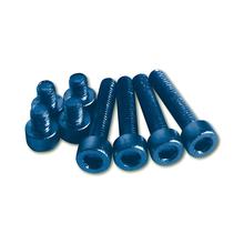 Aluschrauben Set M5 blau eloxiert
