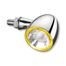 Blinker / Positionsleuchte GELB Bullet 1000 PL chrom glänzend