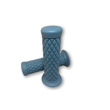 Custom Diamond Style Lenkergriffe 1 Zoll blau Paar
