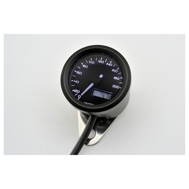 DAYTONA VELONA, Digitaler Tacho, bis 200 km/h,  rund Ø 48 mm, schwarz