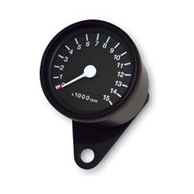 Toerenteller 15.000 tpm, Ø 60 mm, zwart/zwart