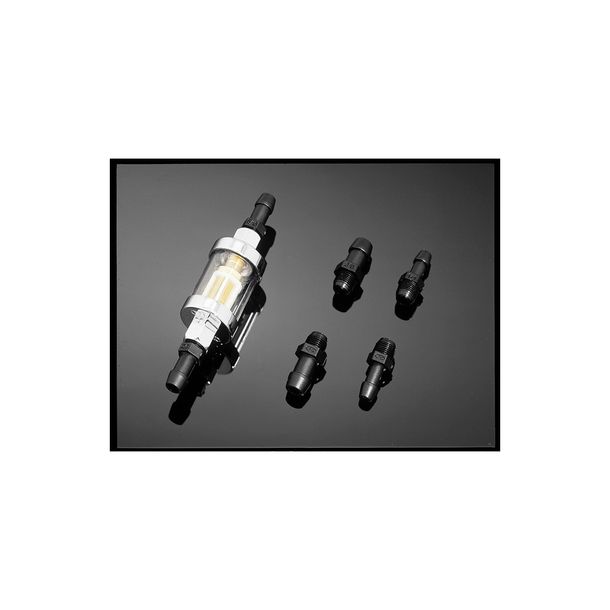 FUEL FILTER CHROME (1/4 Zoll)