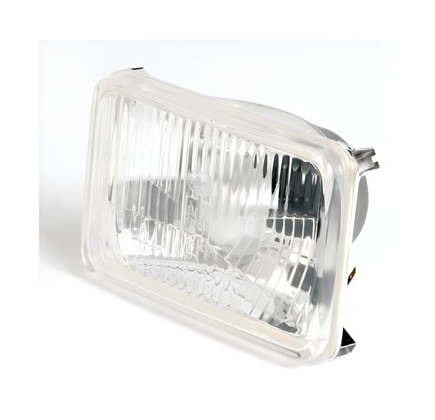 H 4 Einsatz mit Standlicht, geprägtes Glas, rechteckig