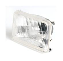 Inserto de luz de estacionamiento de cristal en relieve rectangular H4