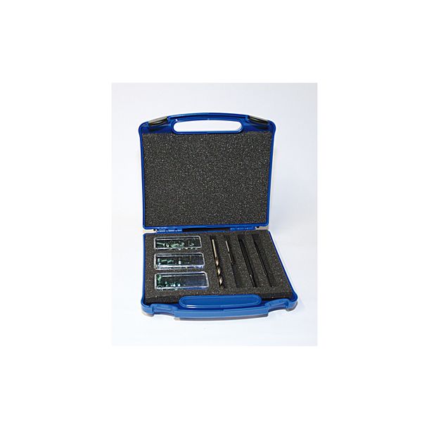 Kit de reparación HeliCoil plus para brocas helicoidales, machos de roscar de mano, husillos de montaje y rompedores de espiga