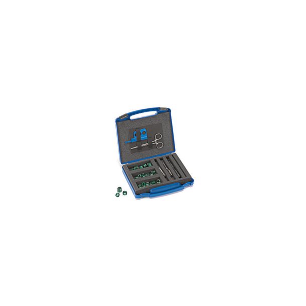 HeliCoil plus Reparatur-SET M12 Bohr- / Schneidwerkzeug, Einbauspindel, Zapfenbrechzange & Schieblehre