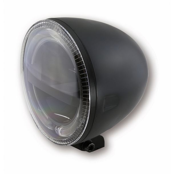 Scheinwerfer Highsider Circle 5 ¾ Zoll Standlichtring LED schwarz